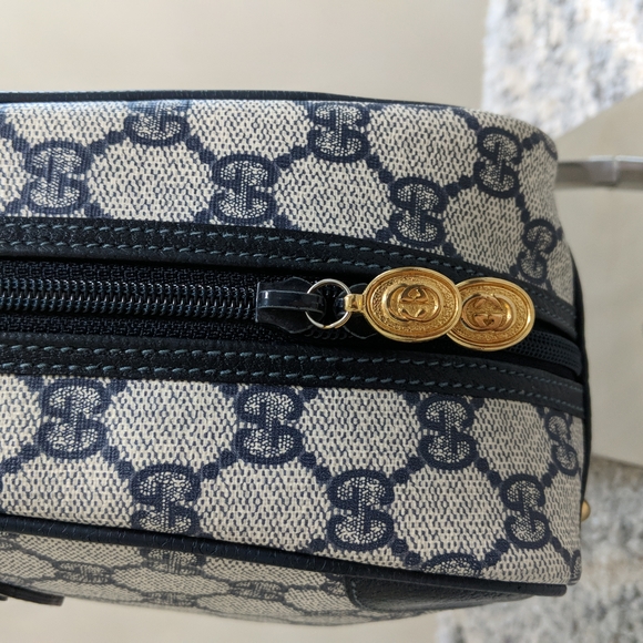 GG GUCCI MONOGRAM CANVAS LEATHER WOMEN'S HANDBAG - Picture 9 of 17